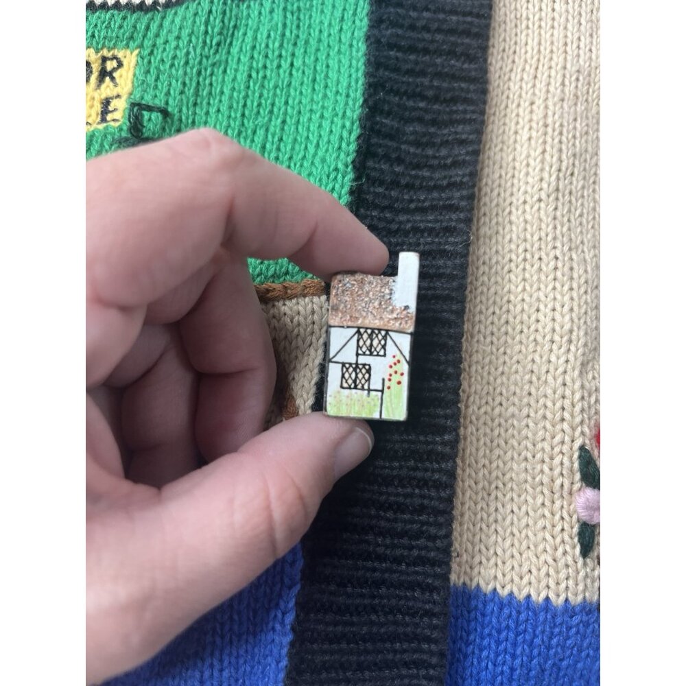 Vtg‎ Eagles Eye Sweater Vest Home Sweet Home Size 2x - Picture 5 of 14